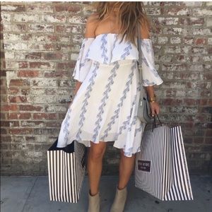 Chickwish off the shoulder dress